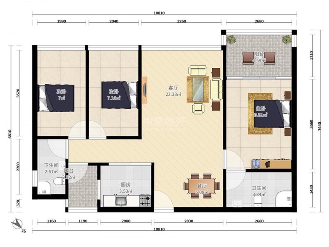 深圳联美新天地华府二手房房源图片