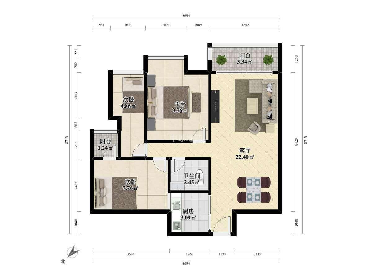 深圳倚龙华庭二手房房源图片