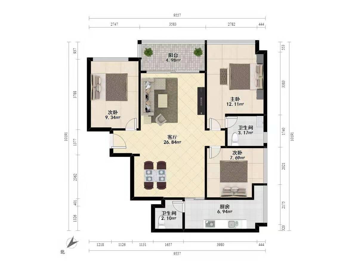 深圳星都豪庭二手房房源图片