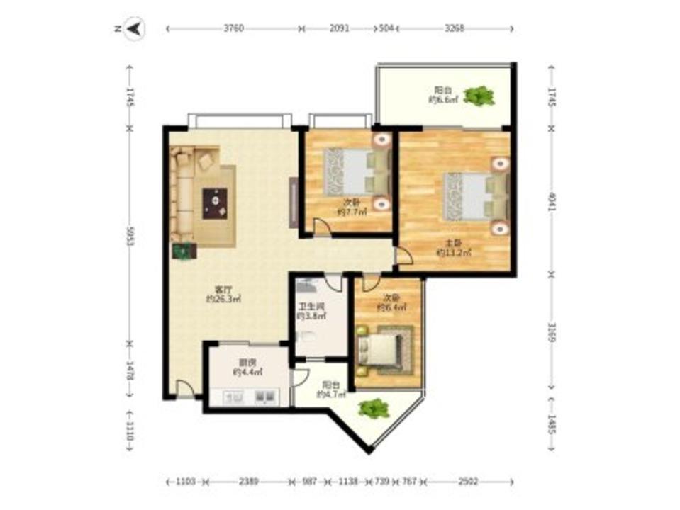 深圳康达尔花园(五期)二手房房源图片