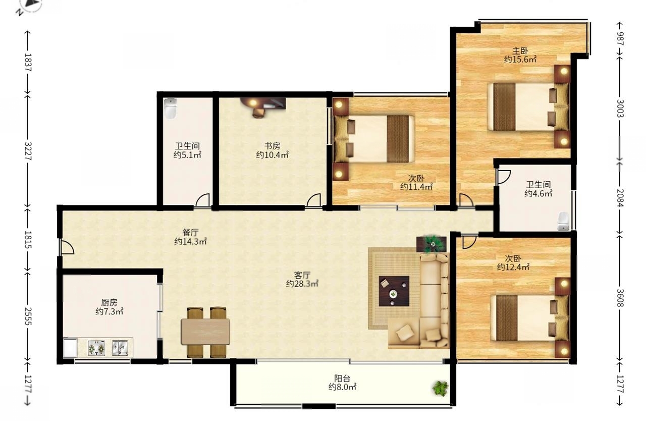 深圳星都豪庭二手房房源图片