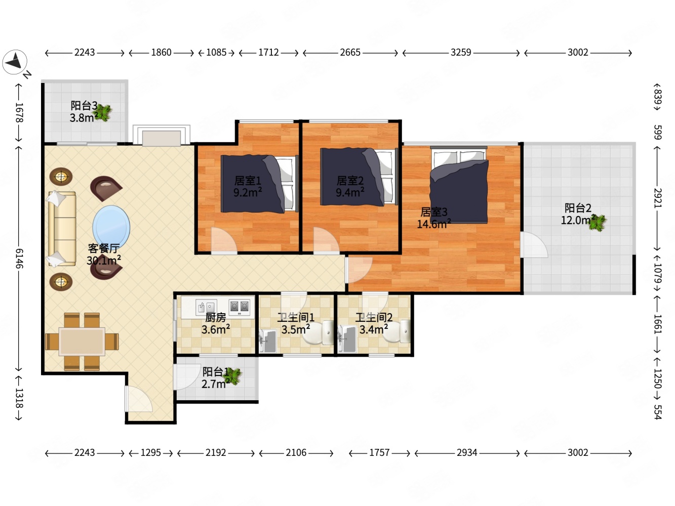 深圳桂芳园(六期)二手房房源图片