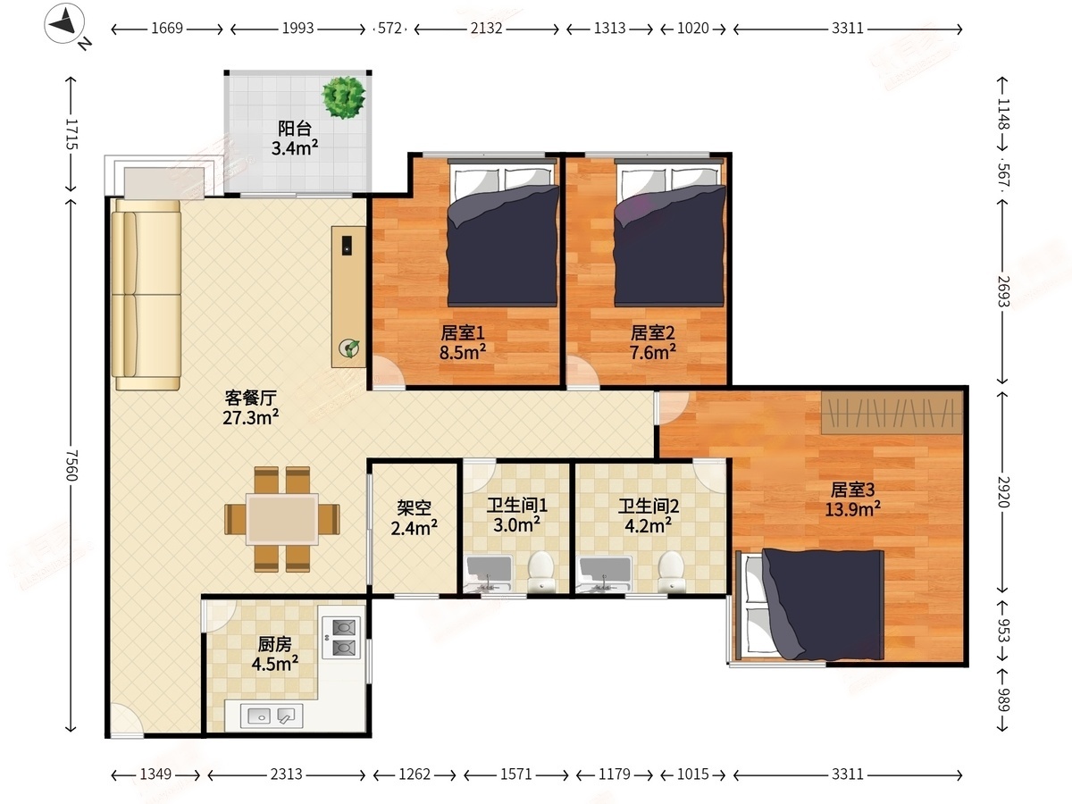 深圳桂芳园六期二手房房源图片