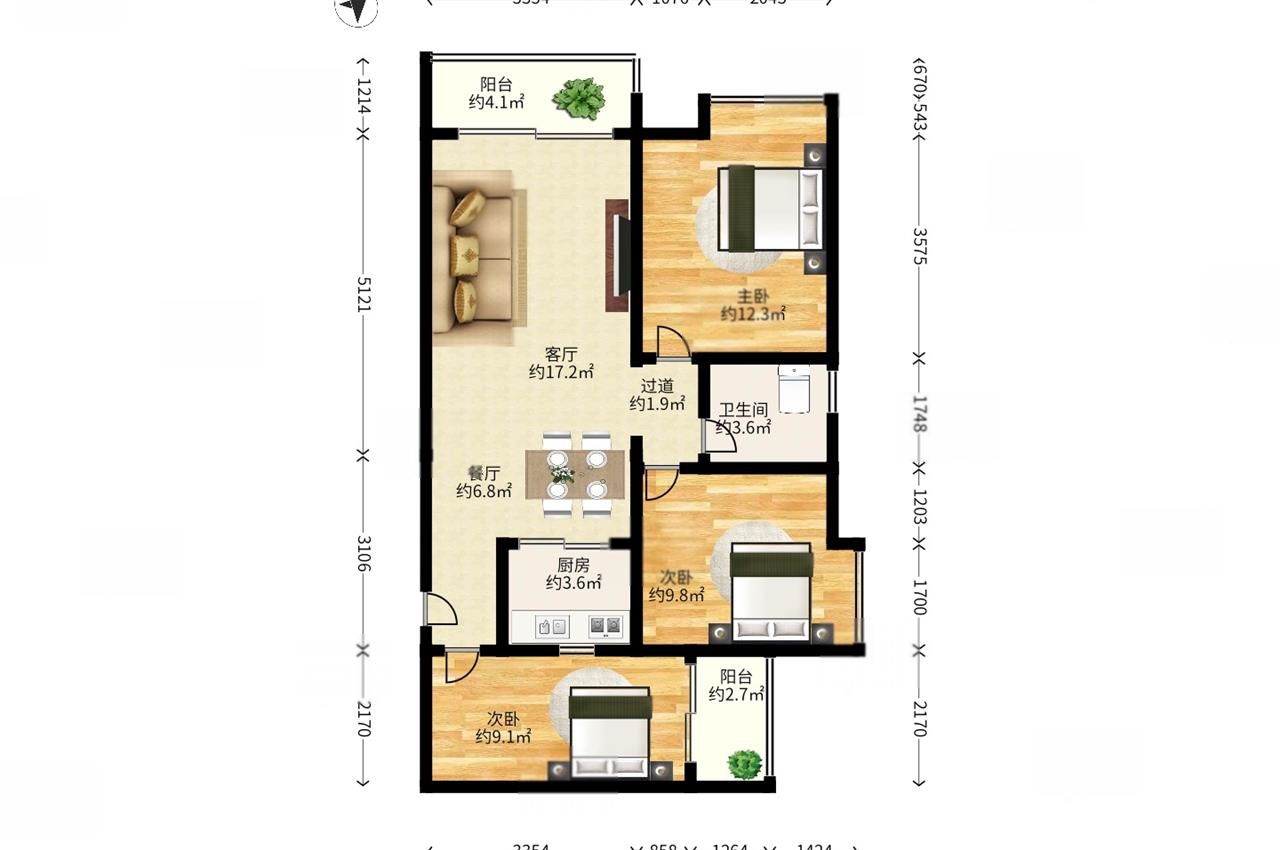 深圳倚龙华庭二手房房源图片
