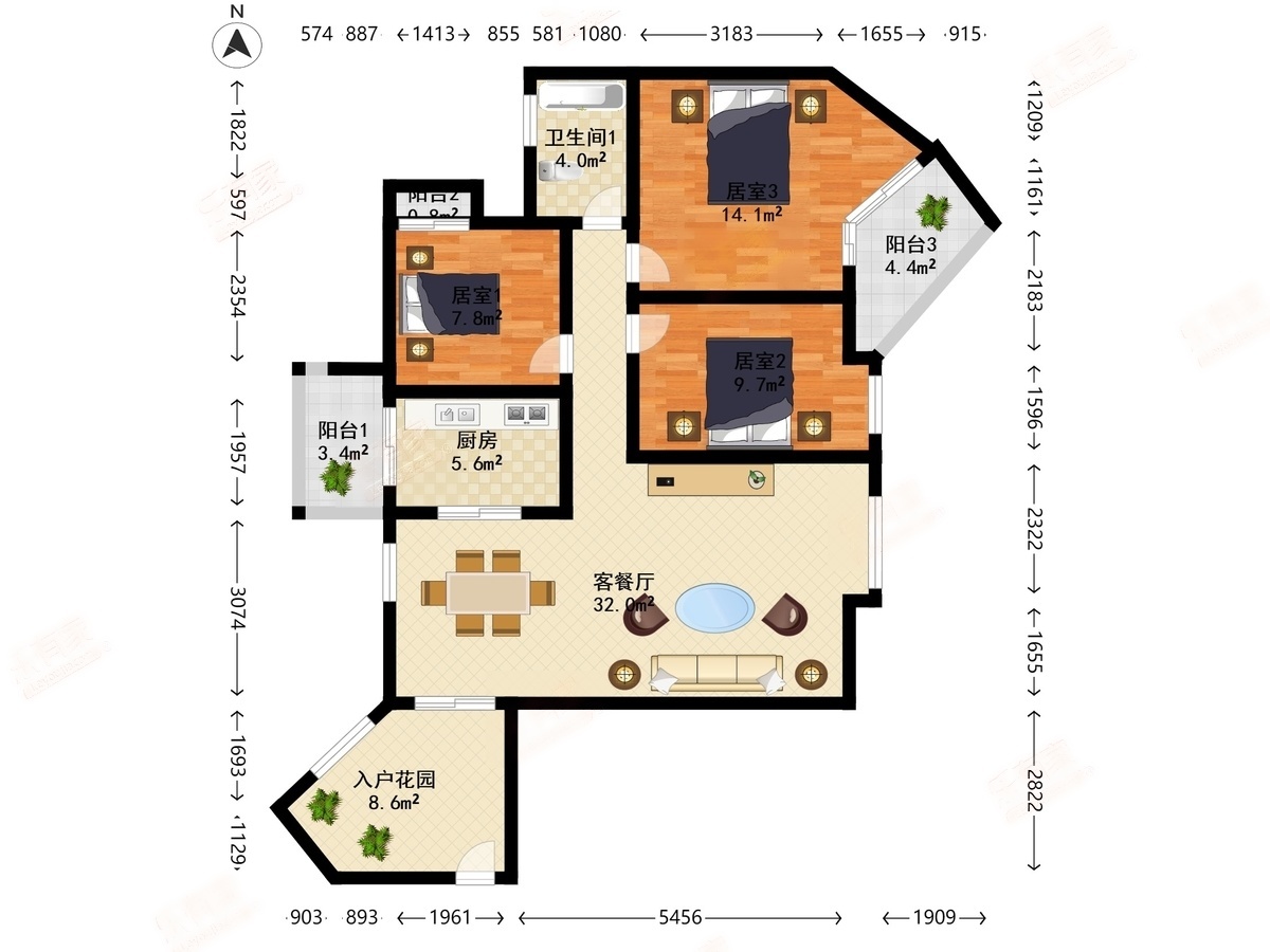 深圳花园城三期二手房房源图片