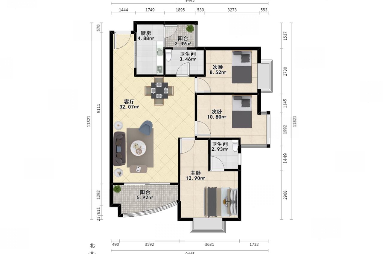 深圳招商桃花园二期二手房房源图片