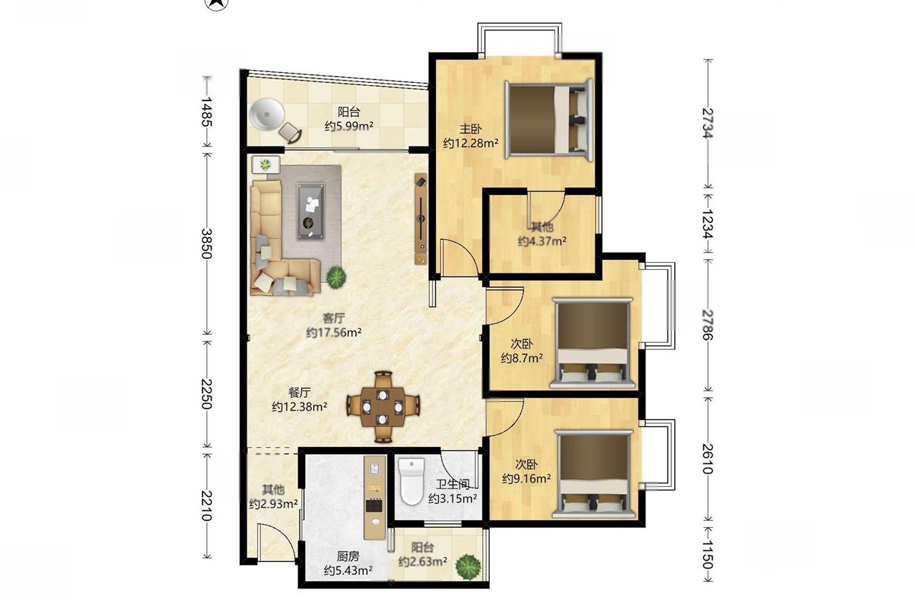 深圳招商桃花园二期二手房房源图片