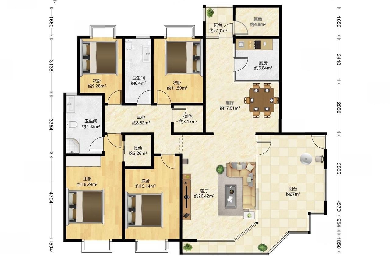 深圳雍景轩二手房房源图片