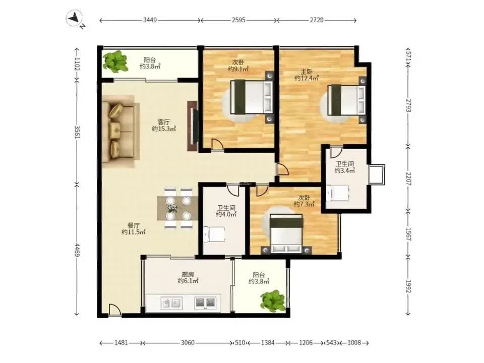 深圳新天地名居二手房房源图片