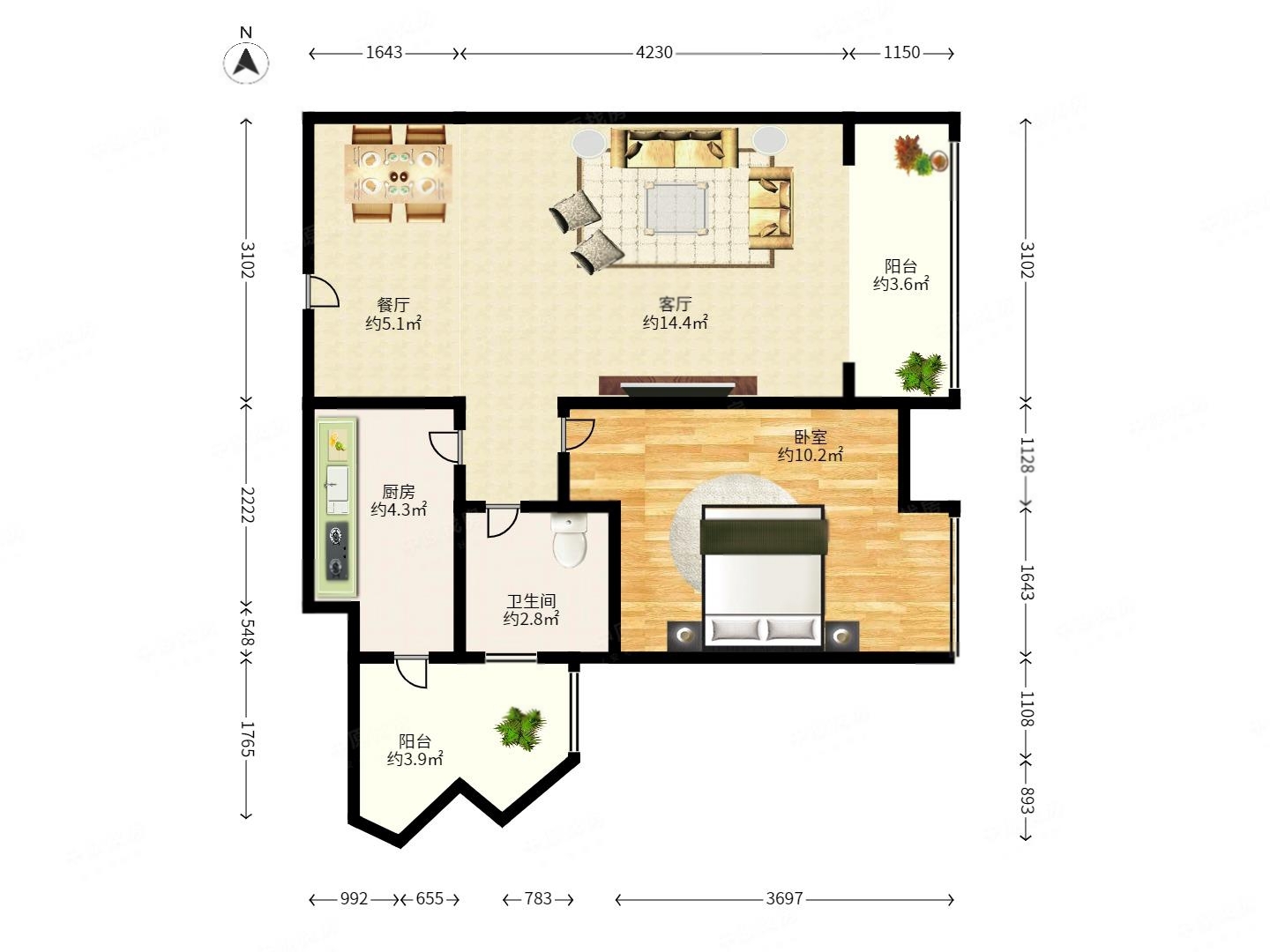 深圳佳兆业金翠园二手房房源图片