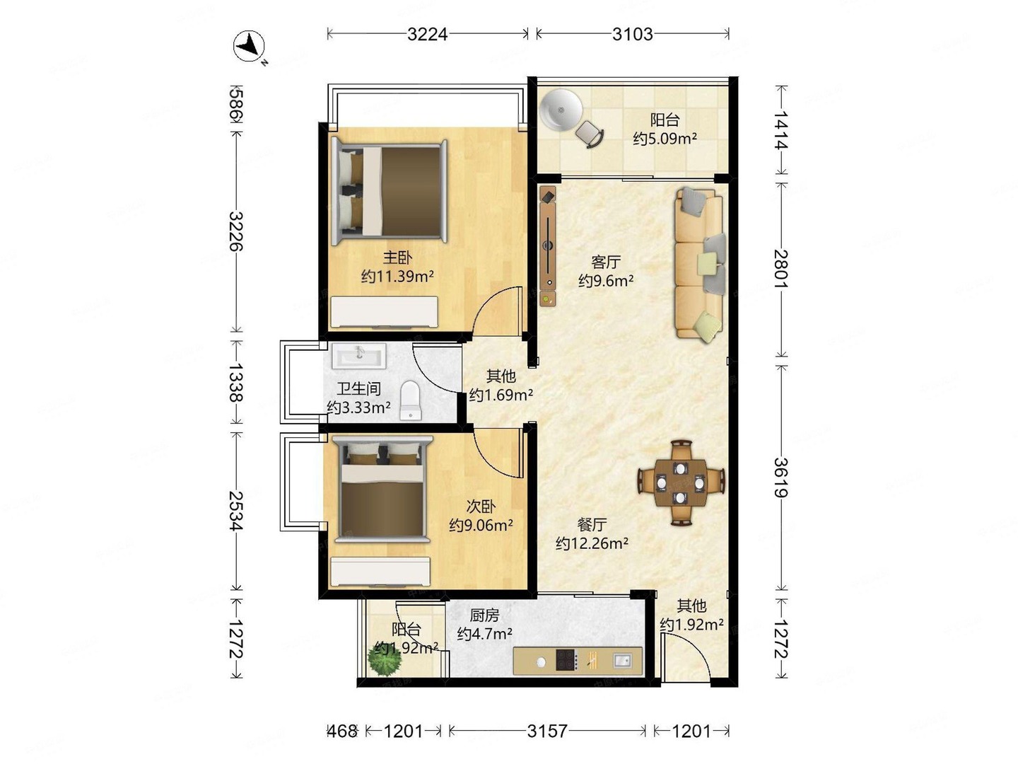 深圳合正锦湖逸园二手房房源图片