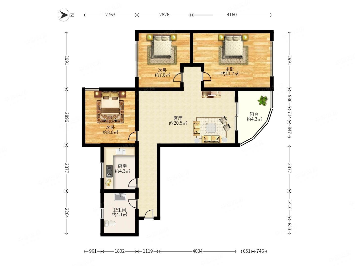 深圳福德花园大厦二手房房源图片