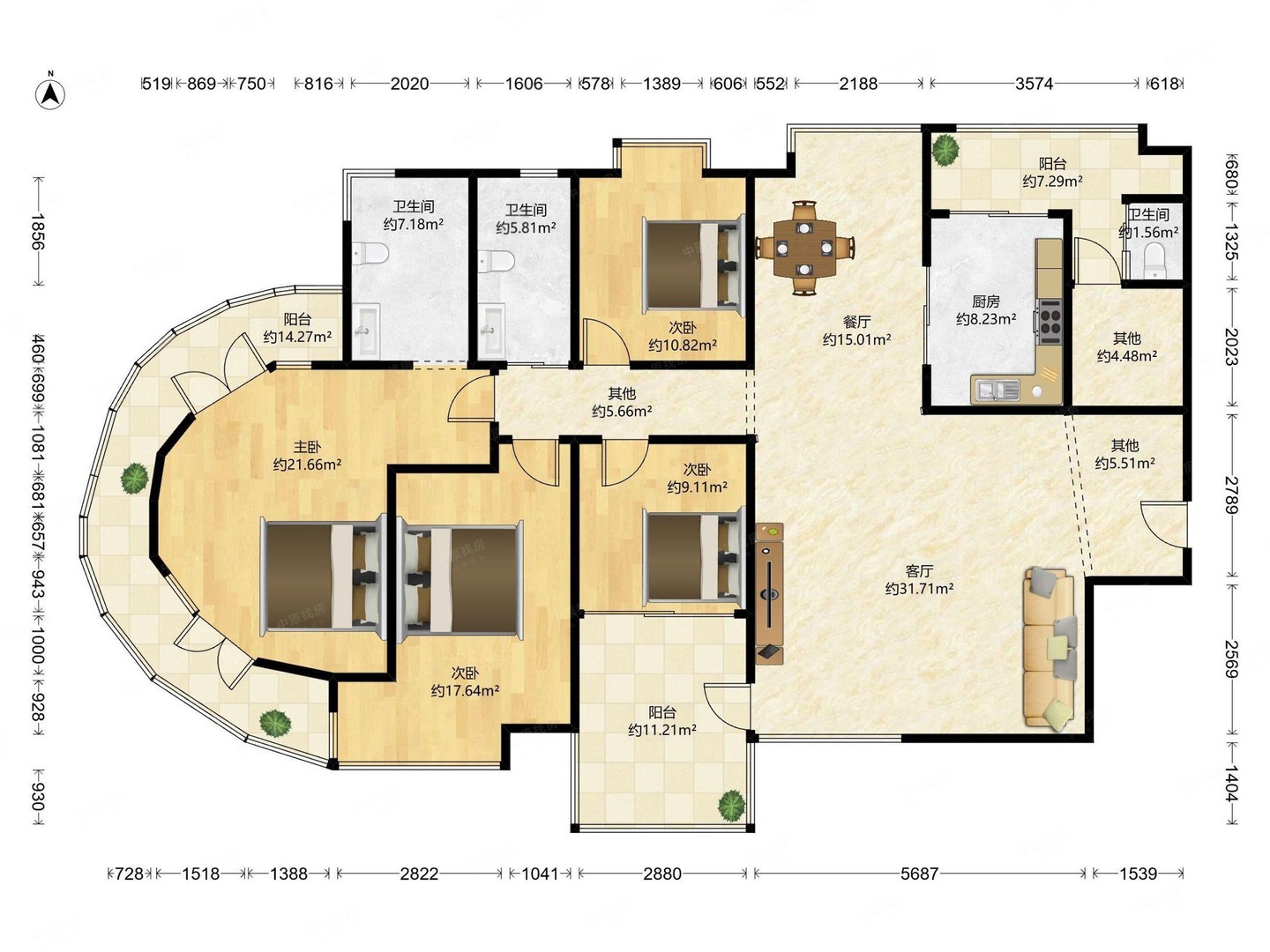 深圳花园城三期二手房房源图片